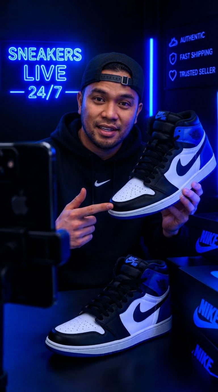 Sneakers & Streetwear live selling clip